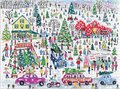Michael Storrings Christmas Tree Farm 1000 Piece Foil Puzzle