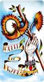 Eight Coins' Tattoo Tarot Borderless Miniature Edition