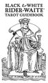 Black & White Rider-Waite(r) Tarot Deck