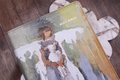 Nrsvue, Holy Bible, Anne Neilson Angel Art Series, Leathersoft, Multi-Color, Comfort Print