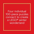 Lego Christmas Train Puzzle: Four Connecting 100-Piece Puzzles (Lego)