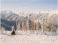 Gray Malin the Winter Holiday 500 Piece Double-Sided Puzzle