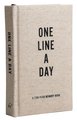 Canvas One Line a Day: A Five-Year Memory Book (One Line a Day)