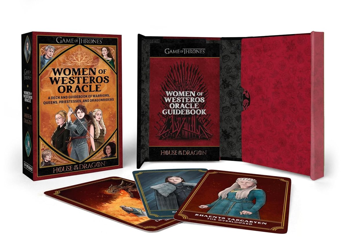 Game of Thrones & House of the Dragon: Women of Westeros Oracle: A Deck and Guidebook of Warriors, Queens, Priestesses, and Dragonriders