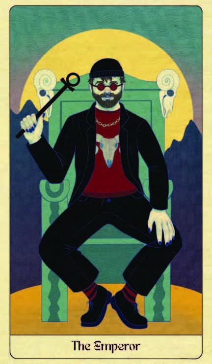 The Modern Goth Tarot Deck: An Illustrated 78-Card Set of Tarot Cards, Based on the Rider-Waite Deck, with an Introductory Handbook
