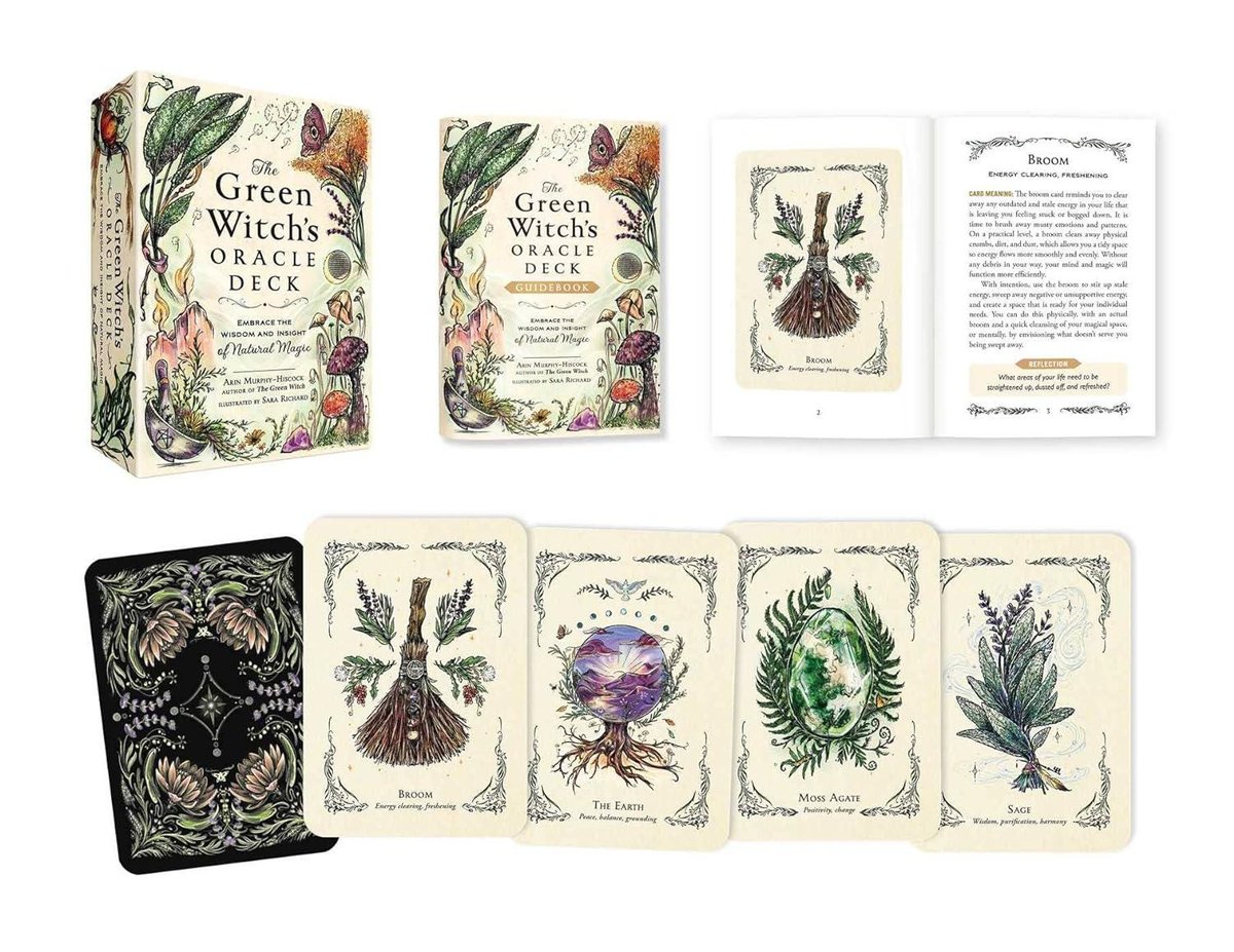 The Green Witch's Oracle Deck: Embrace the Wisdom and Insight of Natural Magic (Green Witch Witchcraft)