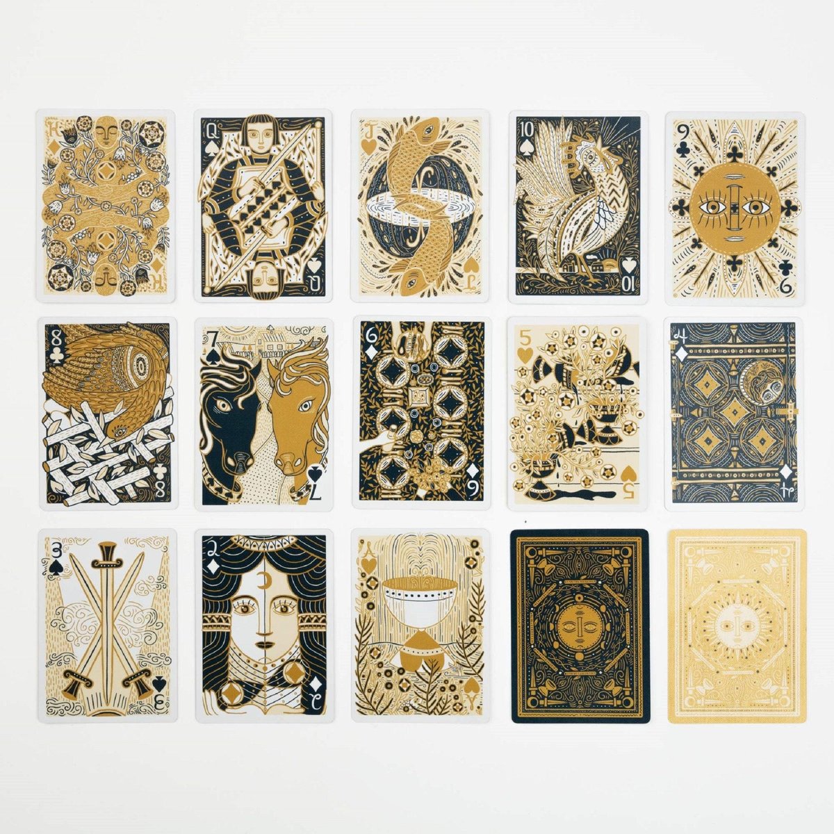 Illuminated Playing Cards: Two Decks for Games and Tarot ( Illuminated Art )