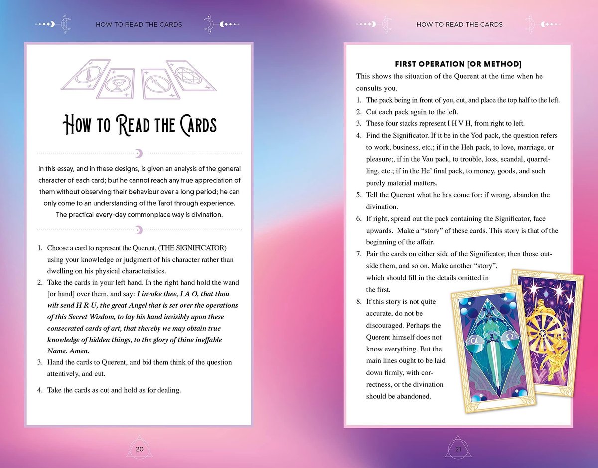 The Aleister Crowley Tarot Book & Card Deck: Includes a 78-Card Deck and a 128-Page Illustrated Book (Sirius Oracle Kits)