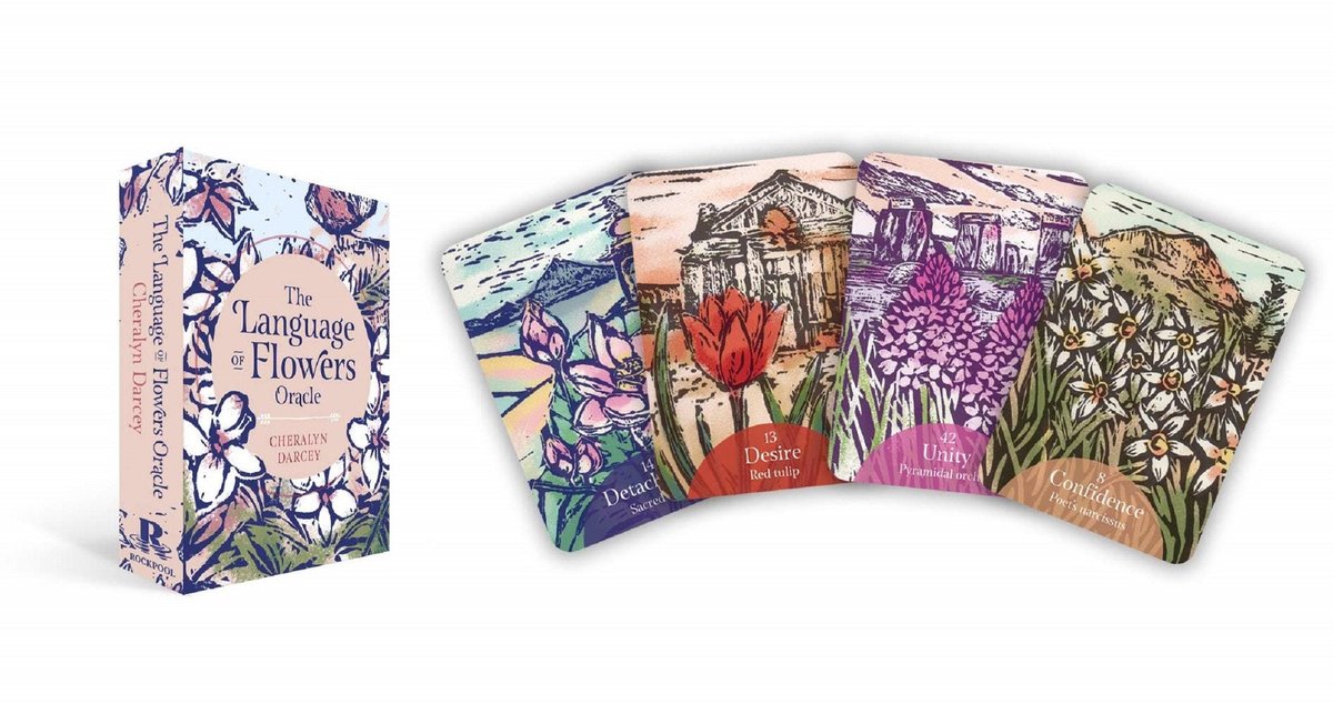 The Language of Flowers Oracle: Sacred Botanical Guidance and Support ( Rockpool Oracle Card )