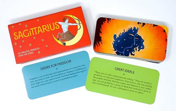 Sagittarius Pocket Zodiac Cards: 40 Magical Messages from the Stars (Pocket Zodiac Cards)