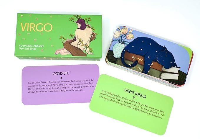 Virgo Pocket Zodiac Cards: 40 Magical Messages from the Stars (Pocket Zodiac Cards)