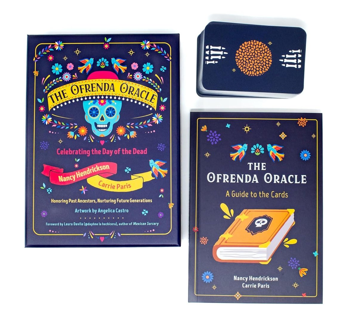 The Ofrenda Oracle: Celebrating the Day of the Dead/Celebrando El Día de Muertos (60 Full-Color Cards and 136-Page Guidebook)