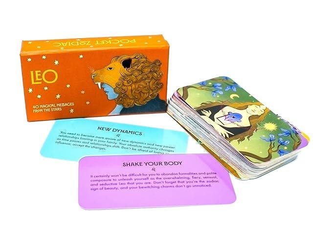 Leo Pocket Zodiac Cards: 40 Magical Messages from the Stars (Pocket Zodiac Cards)