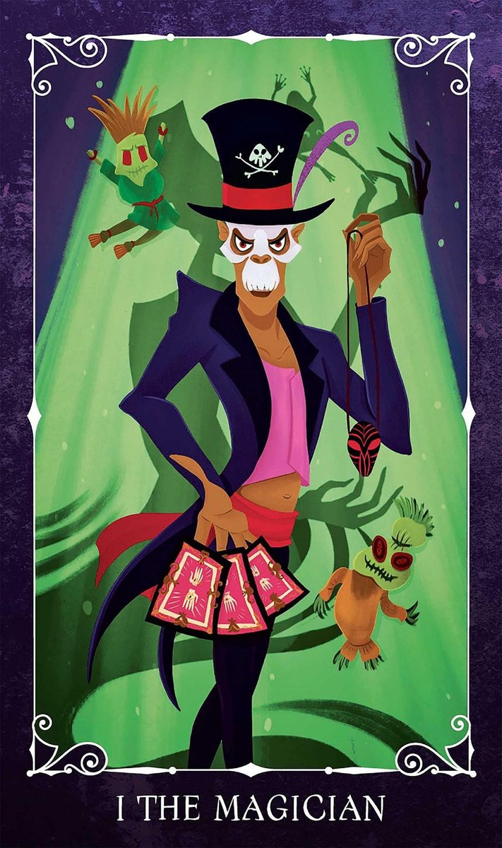 Disney Villains Tarot Deck and Guidebook Movie Tarot Deck Pop Culture Tarot ( Disney Villains )