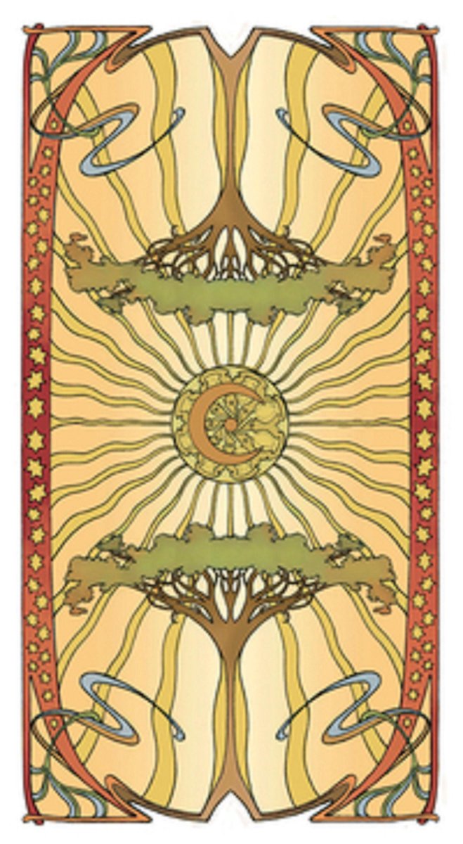 Golden Art Nouveau Tarot