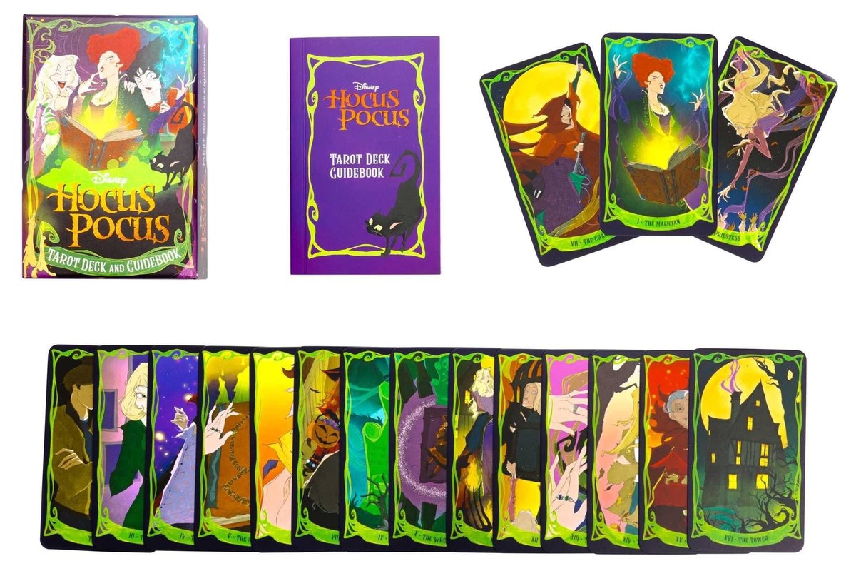 Hocus Pocus: The Official Tarot Deck and Guidebook (Tarot Cards, Tarot for Beginners, Hocus Pocus Merchandise, Hocus Pocus Book) (Disney)