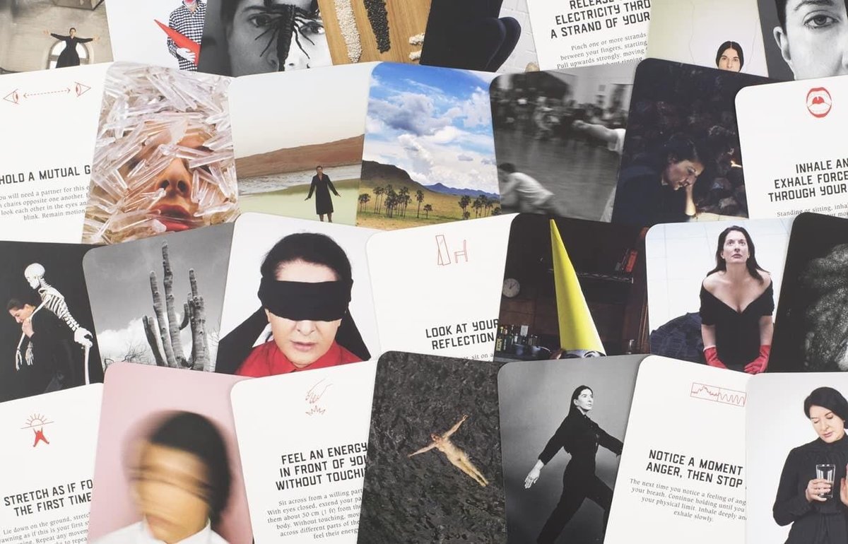 The Marina Abramovic Method: Instruction Cards to Reboot Your Life