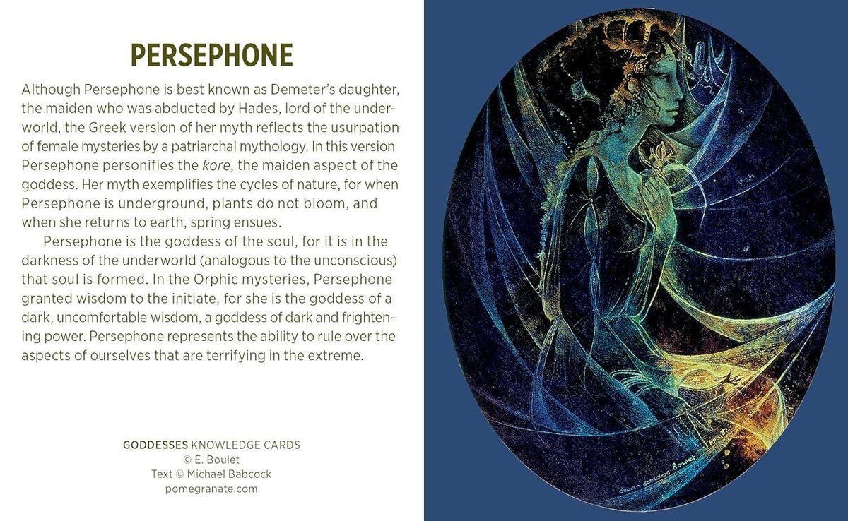 Goddesses: Knowledge Cards