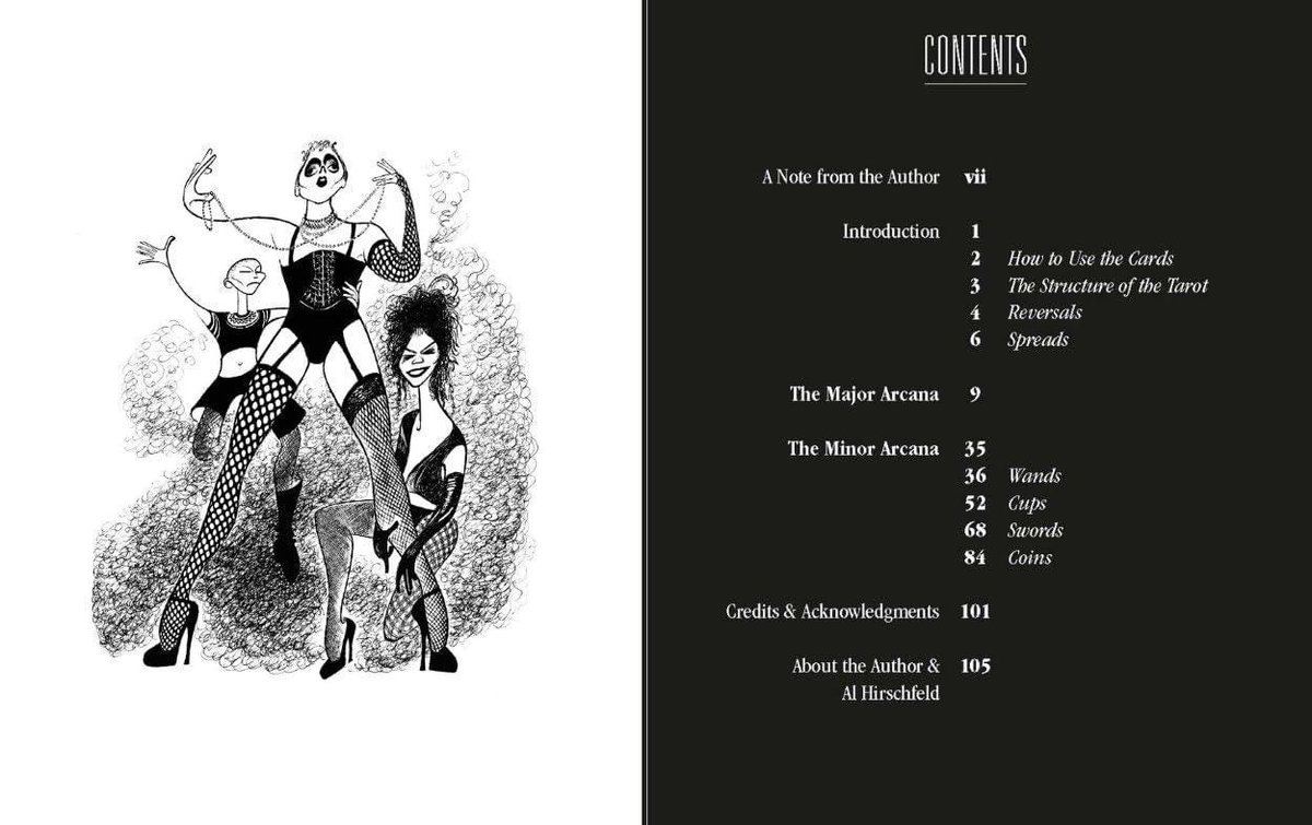 The Hirschfeld Broadway Tarot: Deck and Guidebook