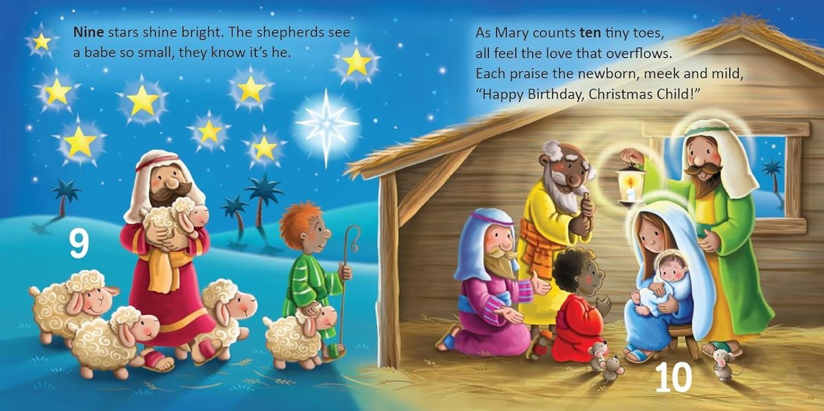 Happy Birthday, Christmas Child!: A Counting Nativity Book
