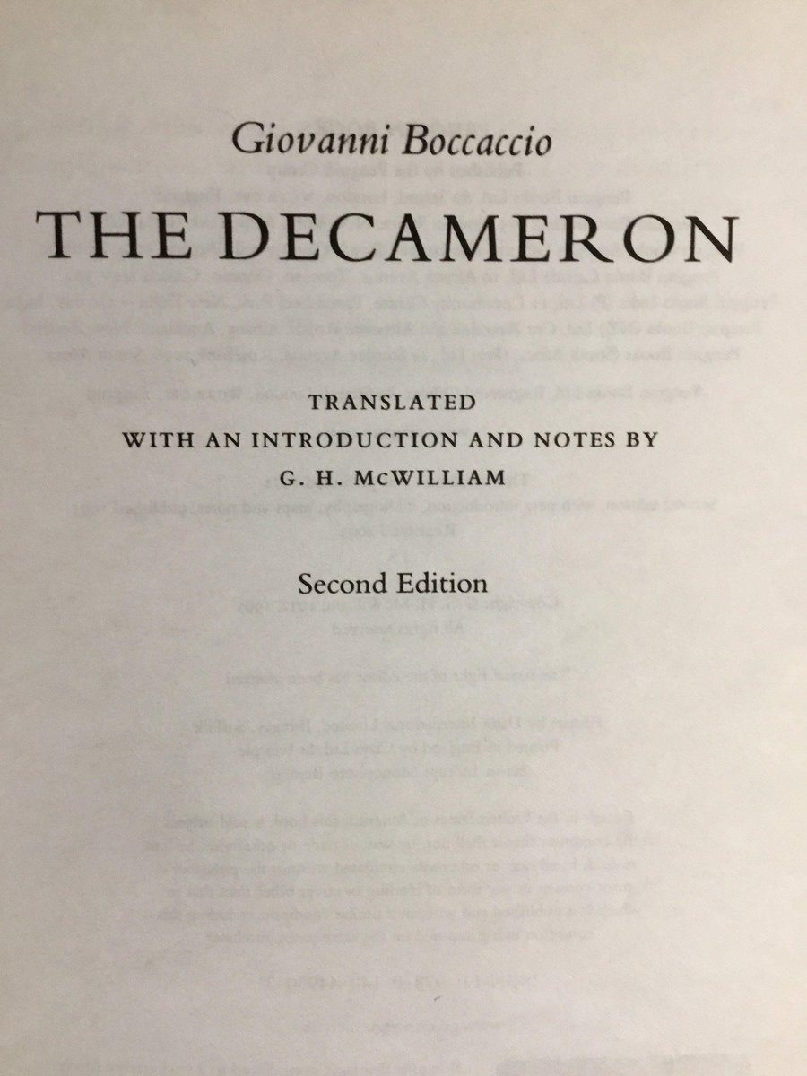 The Decameron (Penguin Classics)