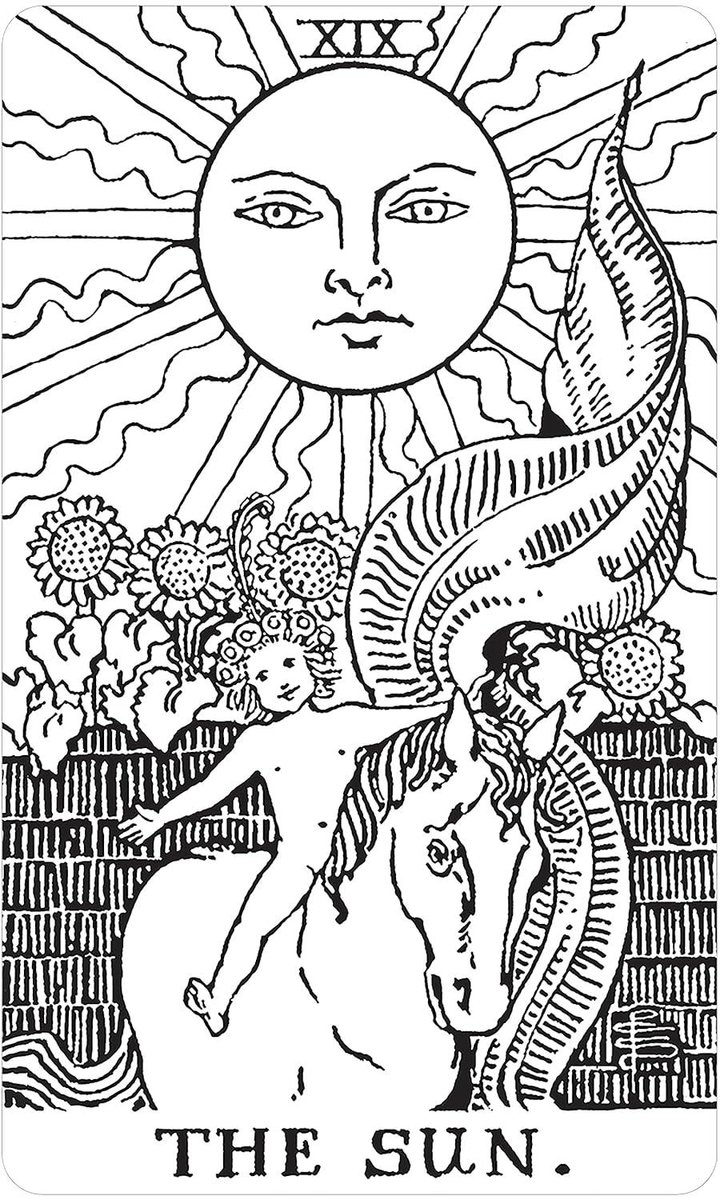 Black & White Rider-Waite(r) Tarot Deck