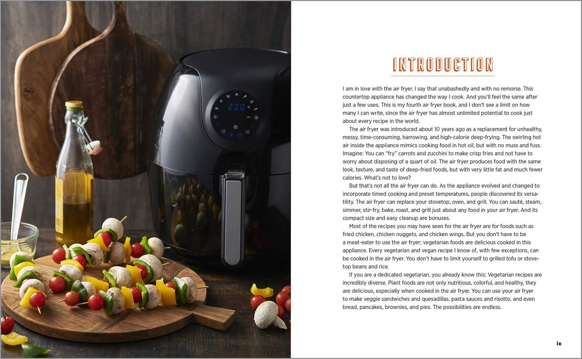 The Essential Vegetarian Air Fryer Cookbook: 75+ Easy Meatless Recipes
