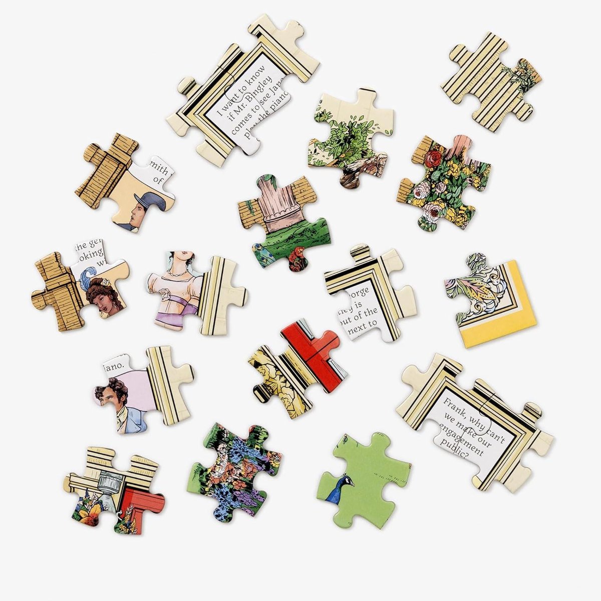 The World of Jane Austen: A Conversation Puzzle 500-Piece Puzzle Jigsaw Puzzle for Adults