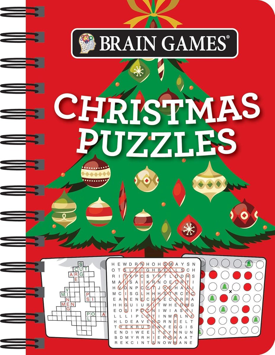 Brain Games - To Go - Christmas Puzzles (Stocking Cover): Volume 3 (Brain Games - To Go)