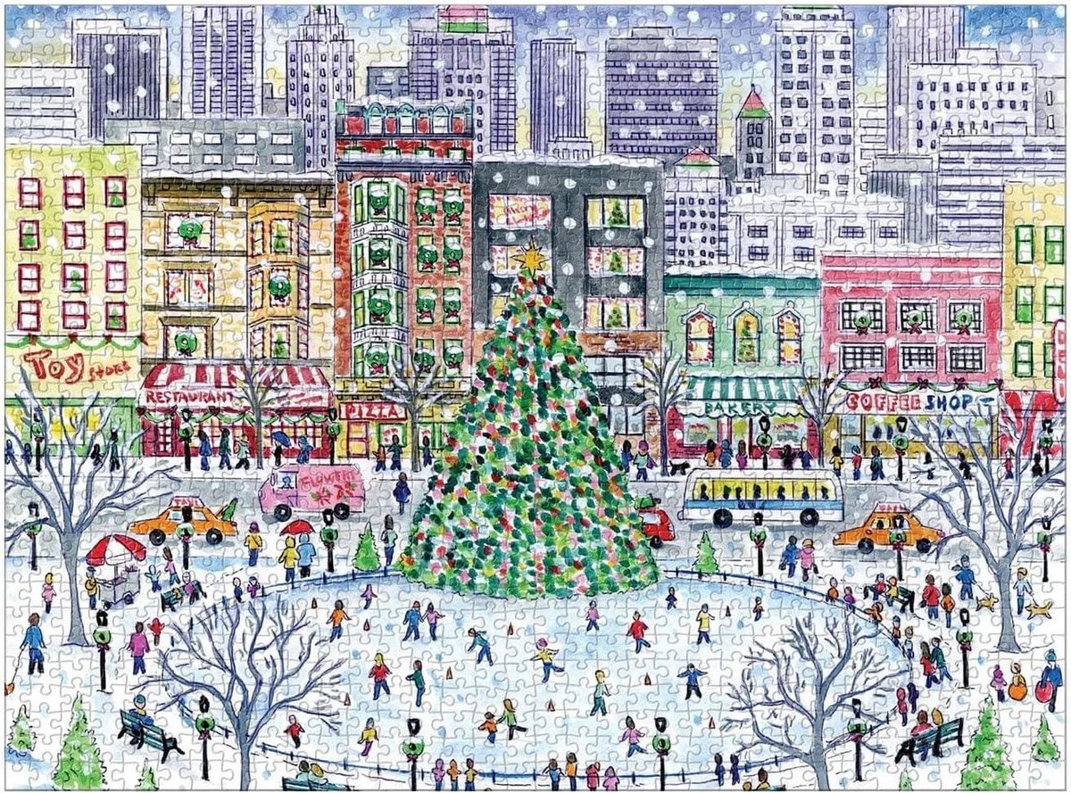 Michael Storrings Christmas in the City 1000 Piece Puzzle