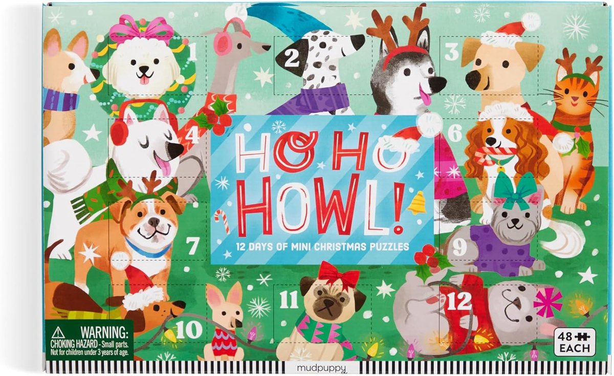 Ho Ho Howl! Countdown Puzzle Set