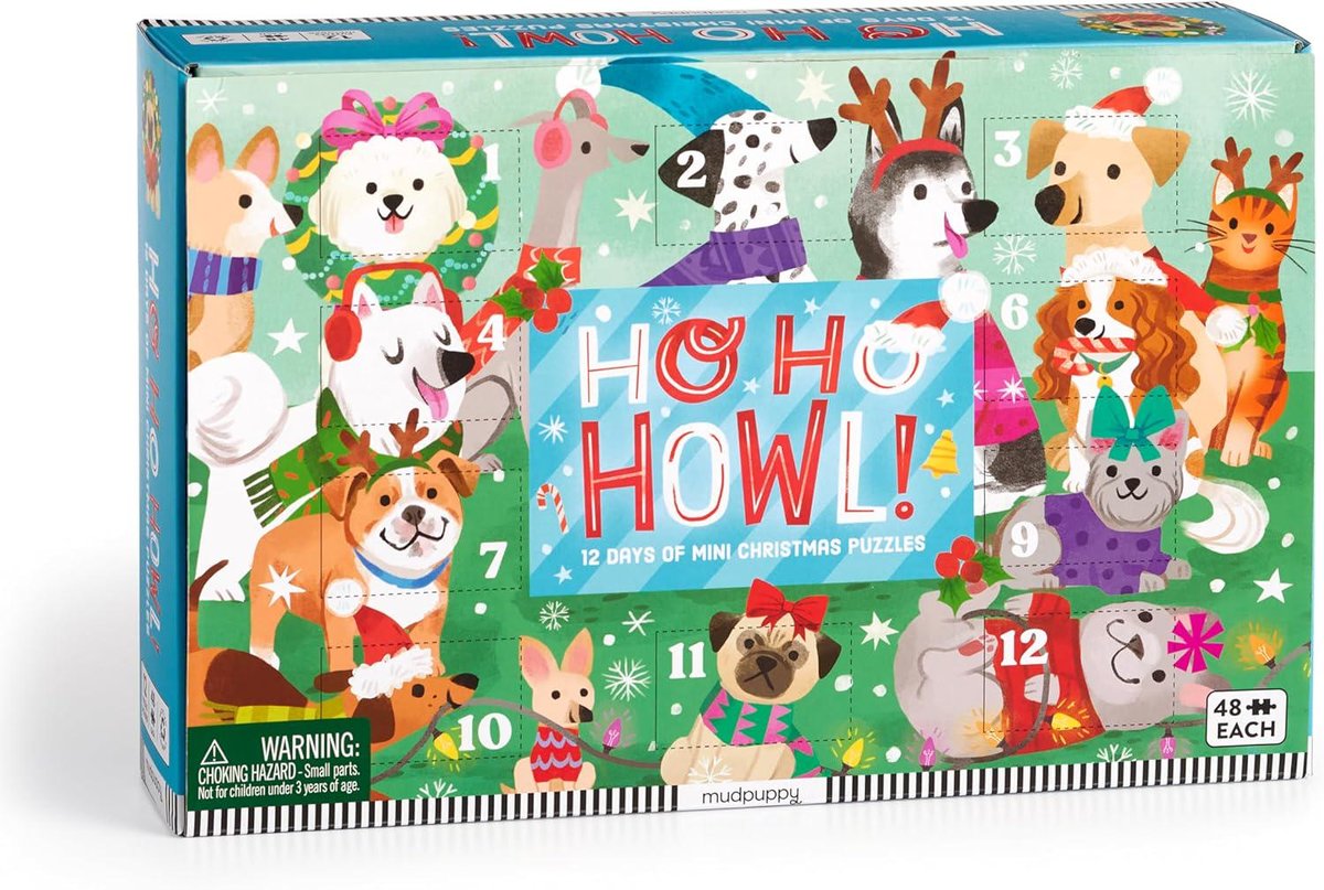 Ho Ho Howl! Countdown Puzzle Set