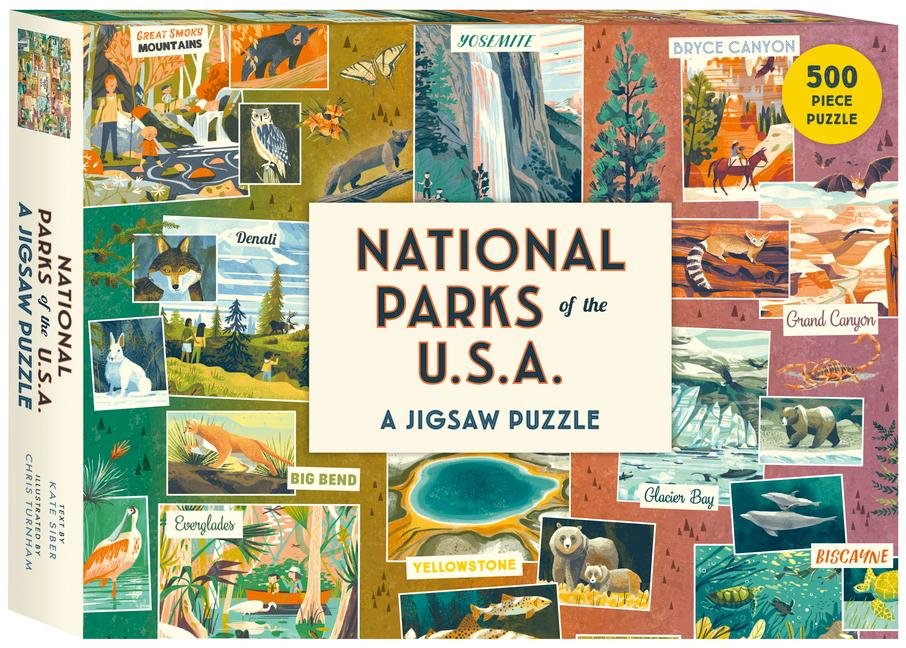 National Parks of the USA a Jigsaw Puzzle: 500 Piece Puzzle (Americana)