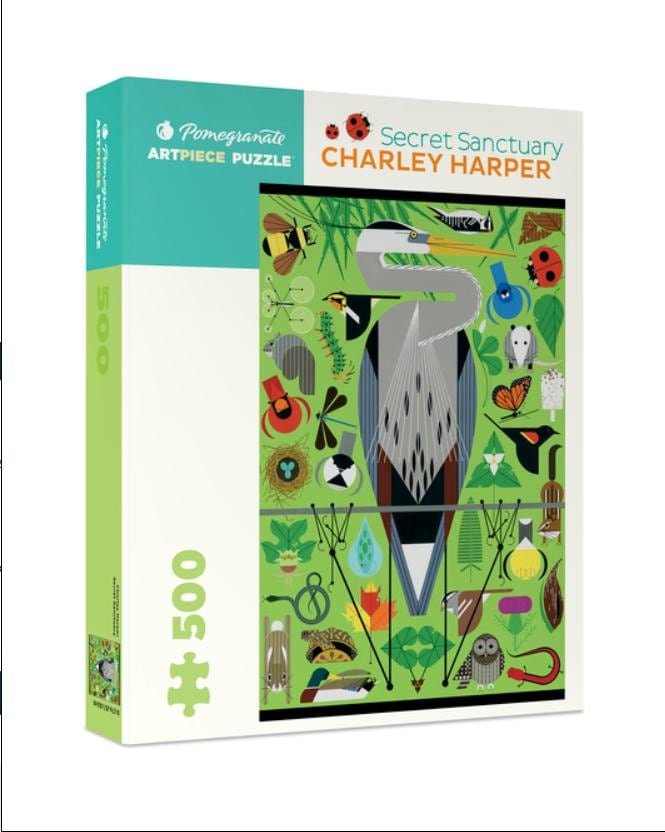 Charley Harper: Secret Sanctuary 500-Piece Jigsaw Puzzle (Pomegranate Artpiece Puzzle)