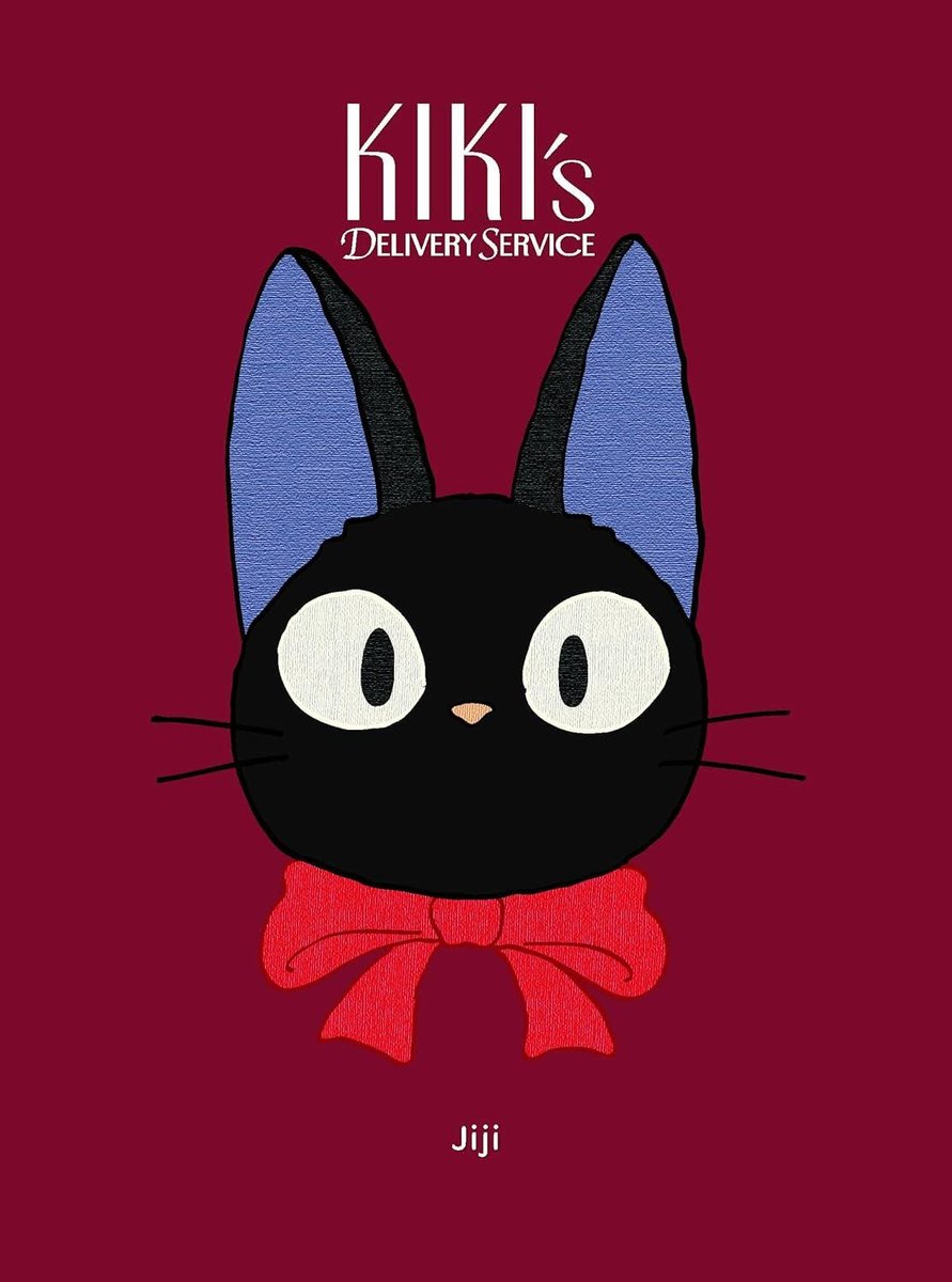 Studio Ghibli Kikis Delivery Service Jiji Plush Journal: (Textured Journal, Japanese Anime Journal, Cat Journal) (Studio Ghibli)