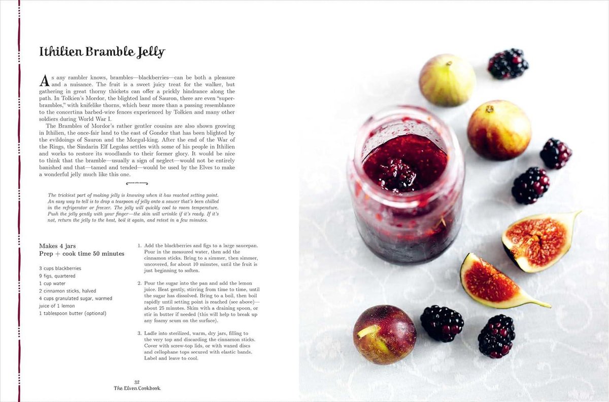 The Elven Cookbook: Recipes Inspired by the Elves of Tolkien (Literary Cookbooks)