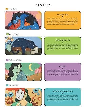 Virgo Pocket Zodiac Cards: 40 Magical Messages from the Stars (Pocket Zodiac Cards)