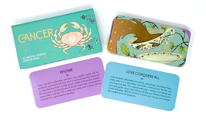 Cancer Pocket Zodiac Cards: 40 Magical Messages from the Stars (Pocket Zodiac Cards)