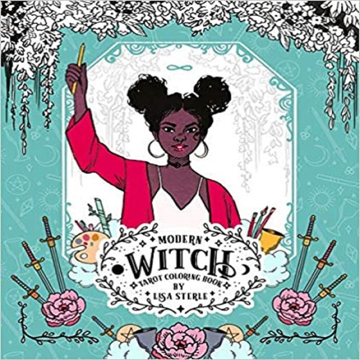 Modern Witch Tarot Coloring Book ( Modern Tarot Library )
