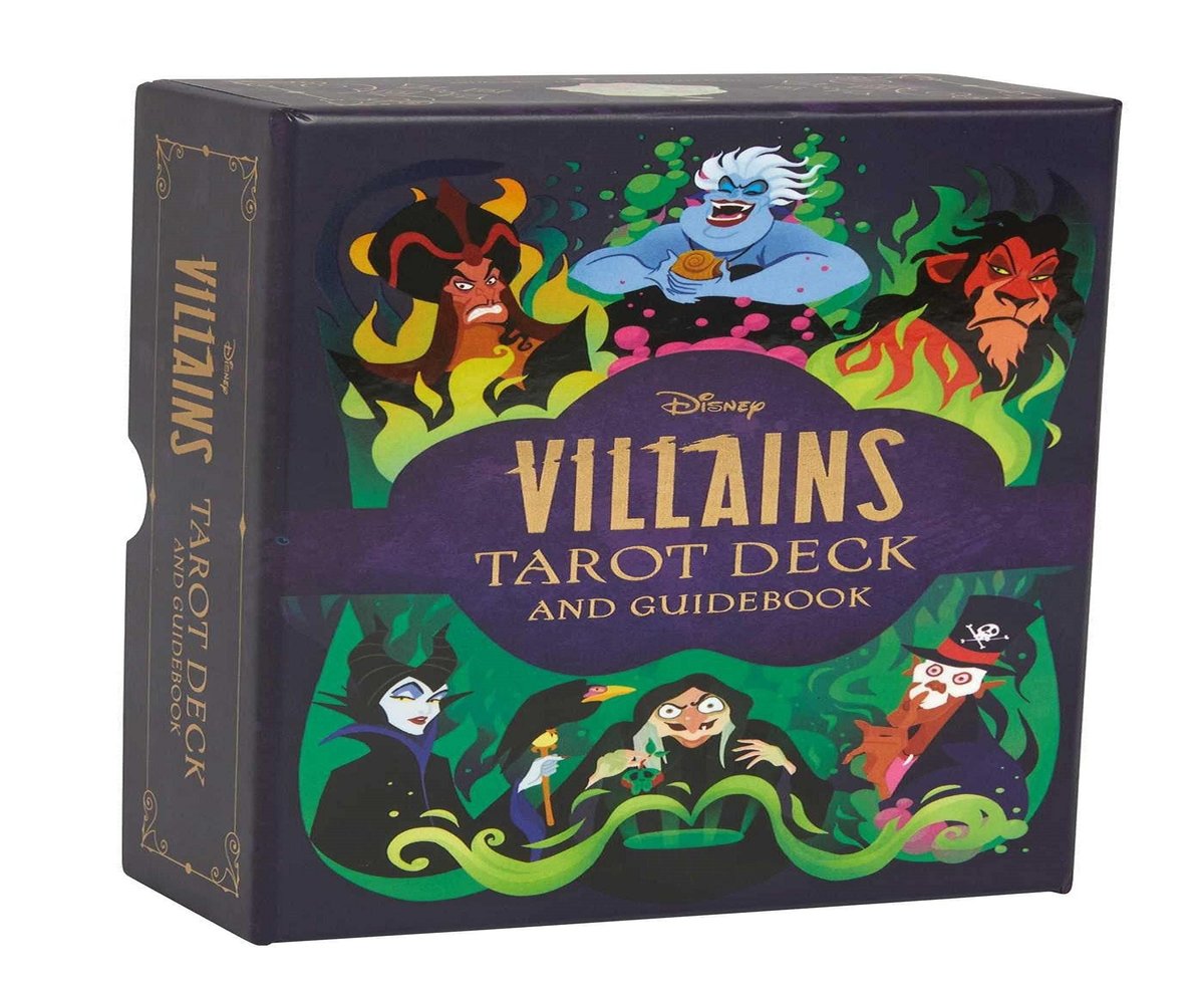 Disney Villains Tarot Deck and Guidebook Movie Tarot Deck Pop Culture Tarot ( Disney Villains )