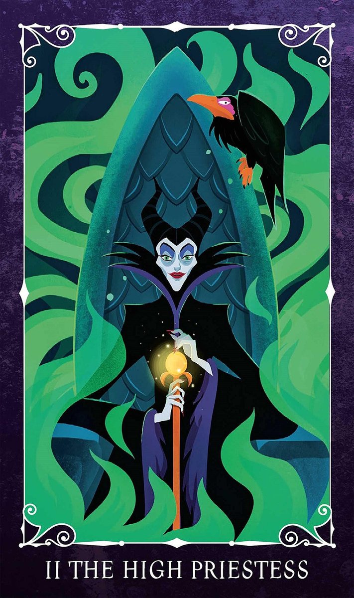 Disney Villains Tarot Deck and Guidebook Movie Tarot Deck Pop Culture Tarot ( Disney Villains )