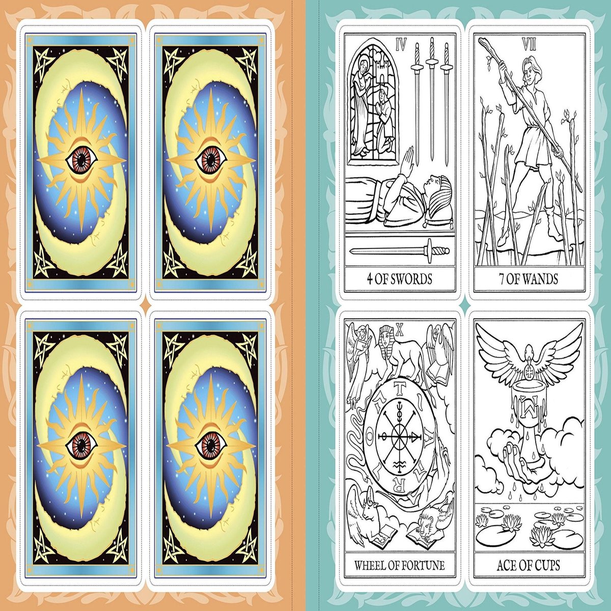 Create Your Own Tarot Deck: With a Full Set of Cards to Color