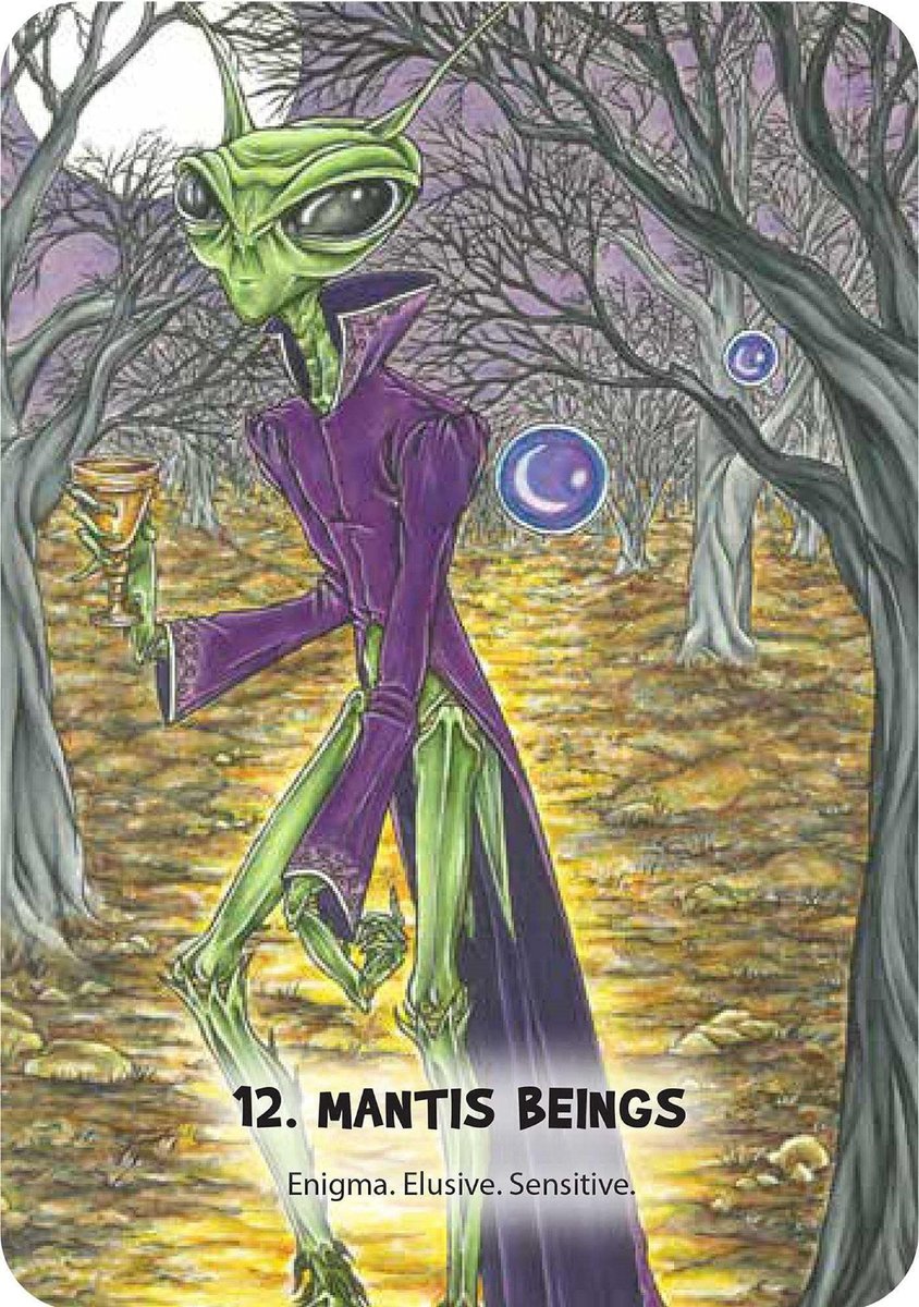 Mystic Martian Oracle: 40 Full-Color Cards and 128-Page Book