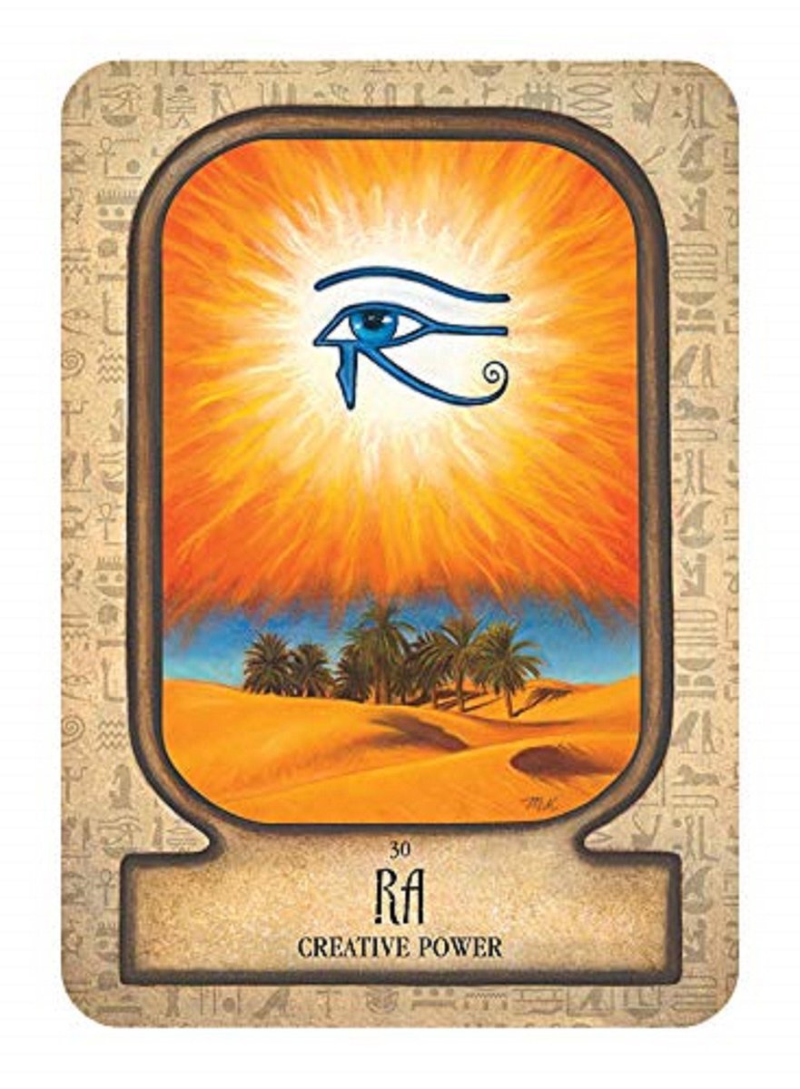 Auset Egyptian Oracle Cards: Ancient Egyptian Divination and Alchemy Cards ( Rockpool Oracle Card )