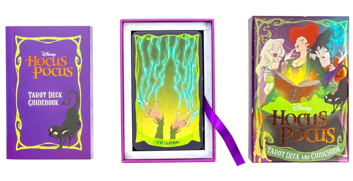 Hocus Pocus: The Official Tarot Deck and Guidebook (Tarot Cards, Tarot for Beginners, Hocus Pocus Merchandise, Hocus Pocus Book) (Disney)