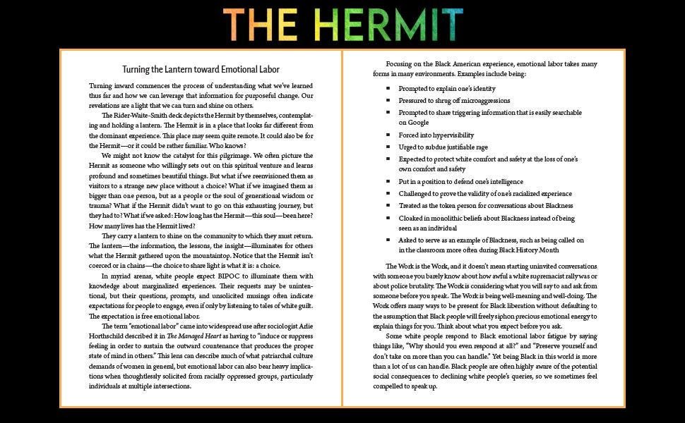 Tarot for the Hard Work: An Archetypal Journey to Confront Racism and Inspire Collective Healing