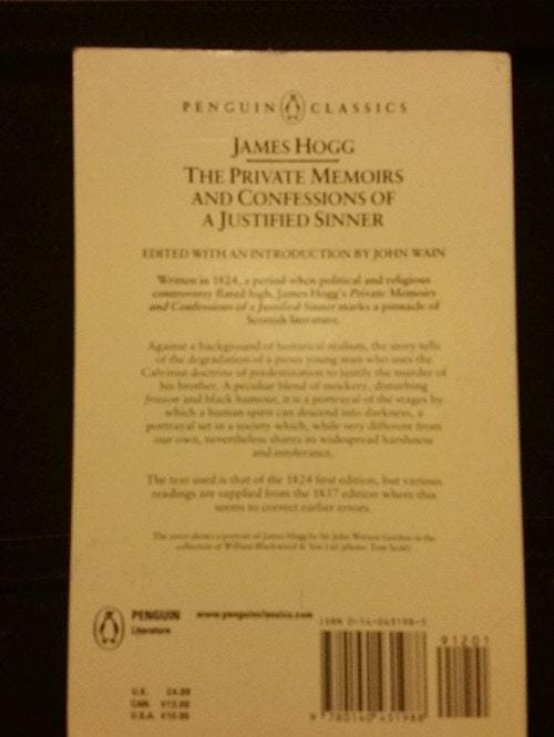 The Private Memoirs and Confessions of a Justified Sinner (English Library) Paperback – August 25, 1983