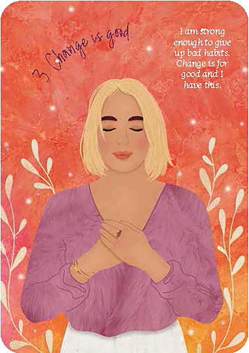 Finding Inner Peace Inspiration Cards: Become the Best Version of Yourself (40 Full-Color Cards, 16-Page Booklet, and Wooden Stand)