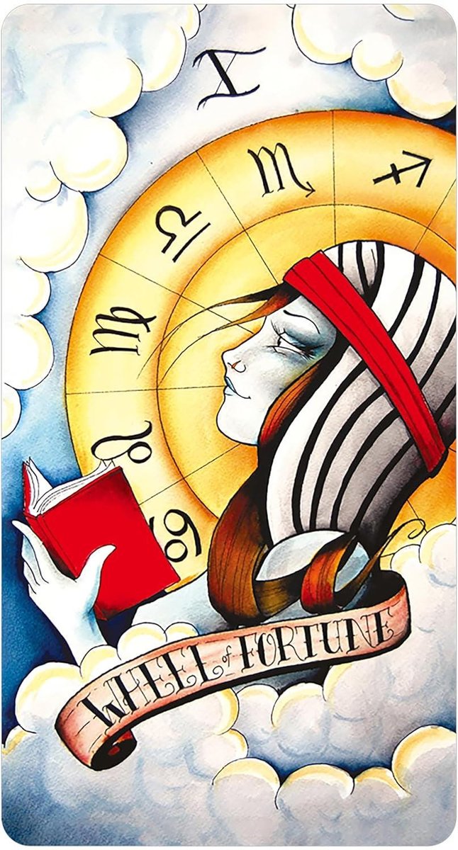 Eight Coins' Tattoo Tarot Borderless Miniature Edition