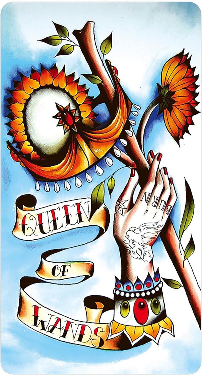 Eight Coins' Tattoo Tarot Borderless Miniature Edition